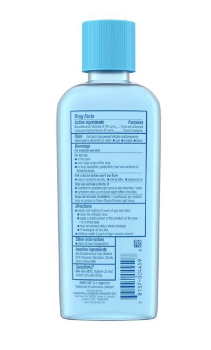 Band-Aid Hurt Free Wash