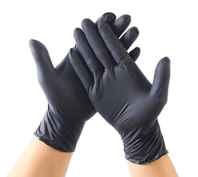 Safe Touch Black Nitrile Exam Gloves