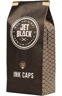 Jet Black Black Ink Caps